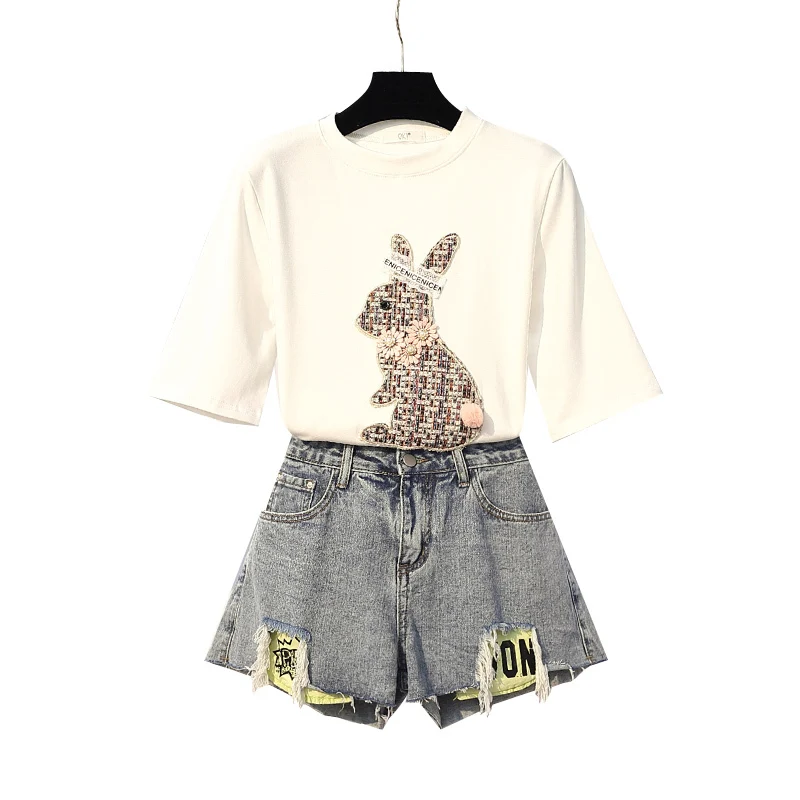 Женская одежда больших размеров 2019 хлопковые футболки с рисунком мультяшного