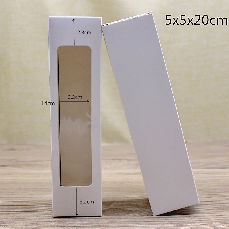 10 шт 5 см серия размер retangular Подарки окно упаковочные коробки 5x5x 8/10/12/15/20 бумажная