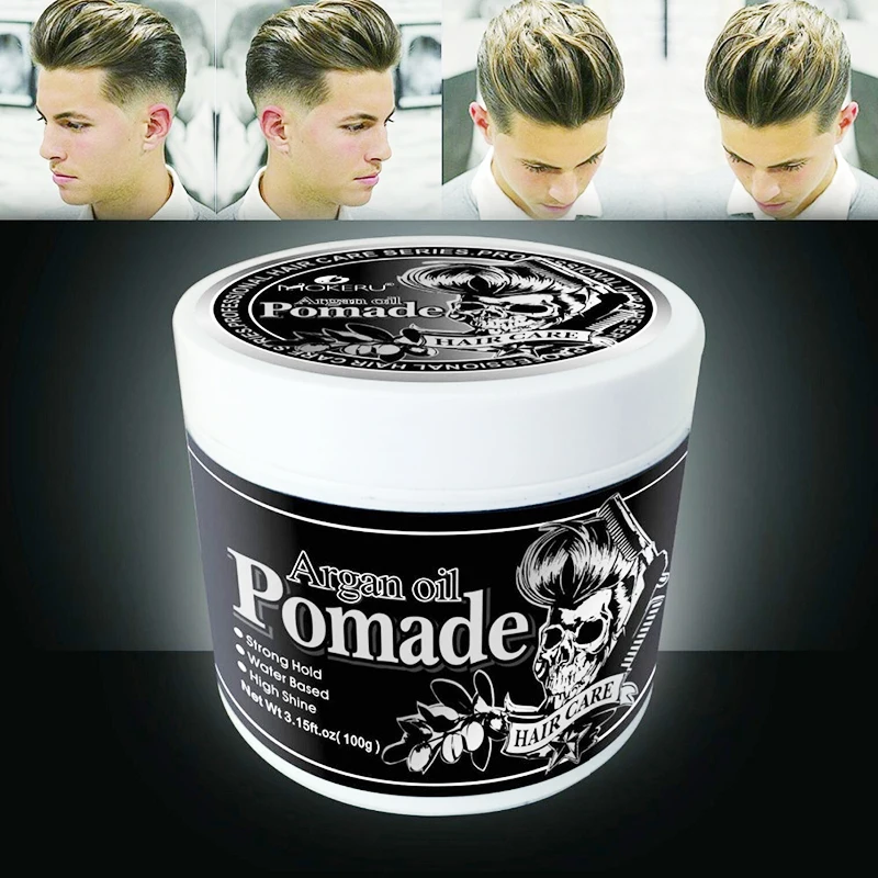 

Mokeru 5pcs/Lot Long Lasting Strong Hold Hair Gel Wax For Hair Men Dry Stereotypes Type Hair Balsam Oil Wax For Hair Styling