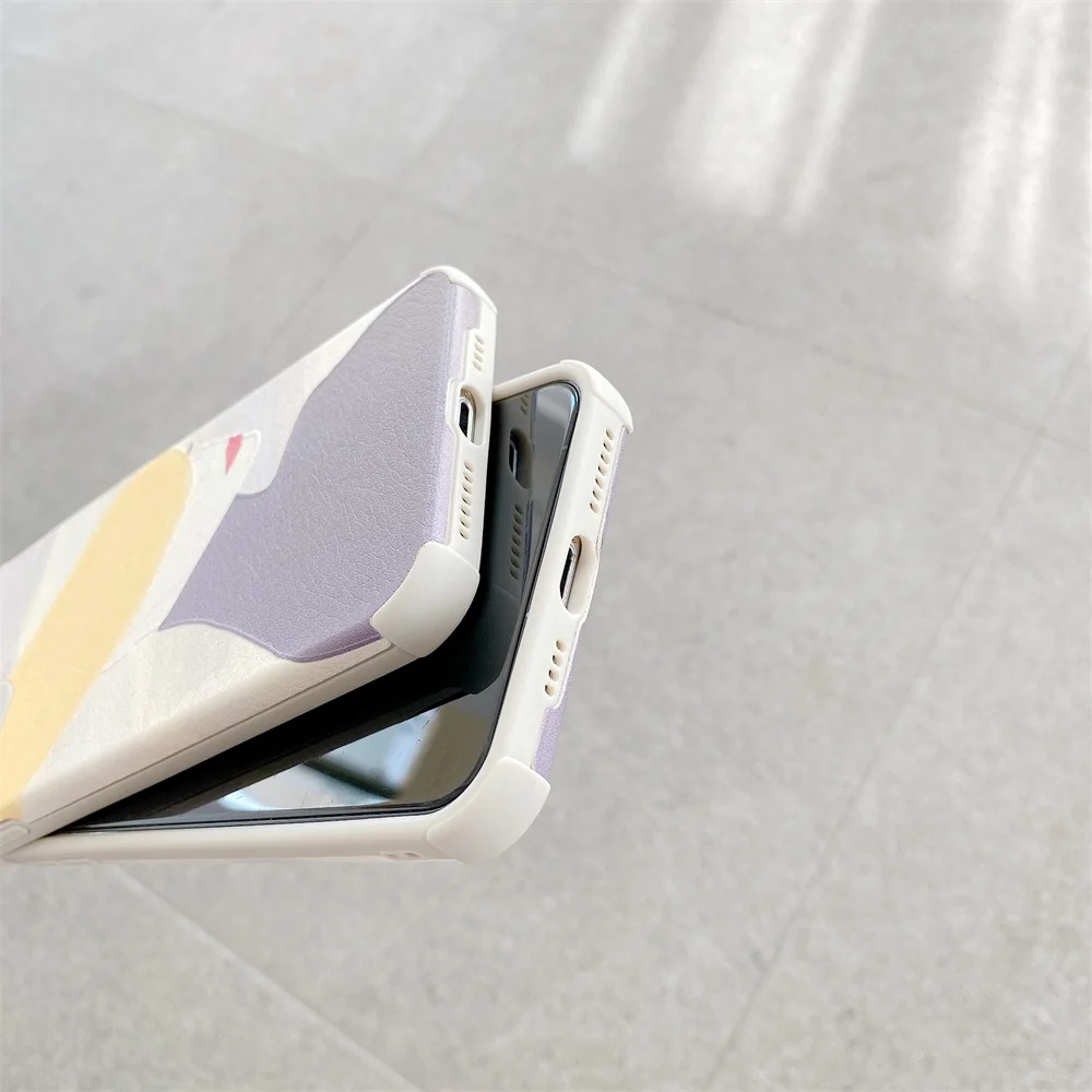 

For iphone 11 Pro phone case 7 8 plus shockproof X XS max XR soft TPU painted girl cellphone cover