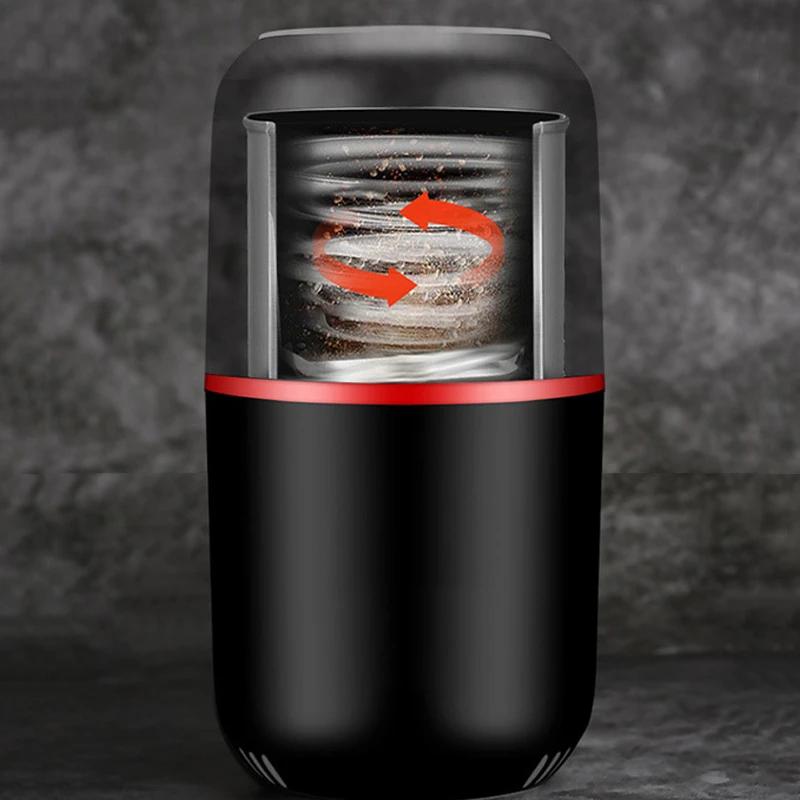 

Mini Electric Coffee Grinder Portable Bean Nut Herb Coffee Grinder Multifunctional Salt Pepper Mill Machine for Home Kitchen