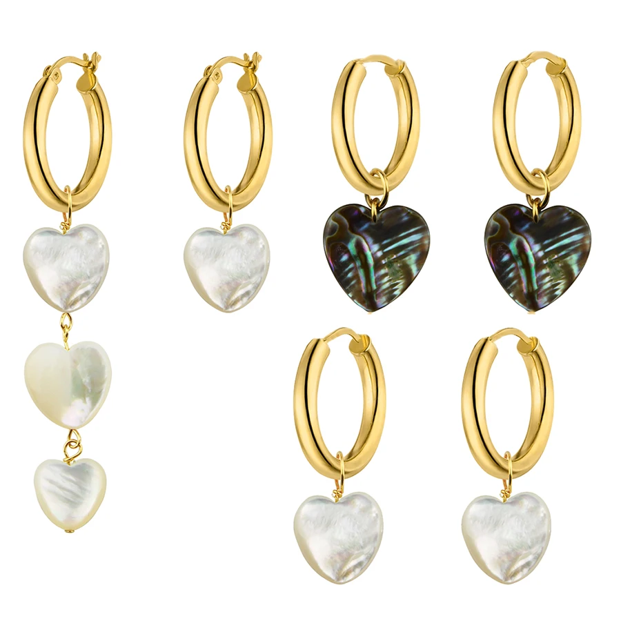 Модные женские аксессуары для девочек подвески в форме сердца серьги капли