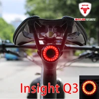 antusi q1q3 smart sensor brake tail light high aluminum alloy lumen mtb safety warning bicycle taillights cycling equipment