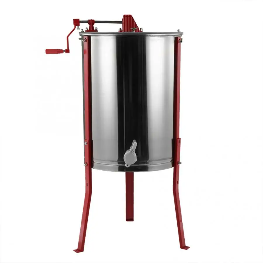 Ручная 4-осевая центрифуга для меда из нержавеющей стали пчеловода экстрактор |