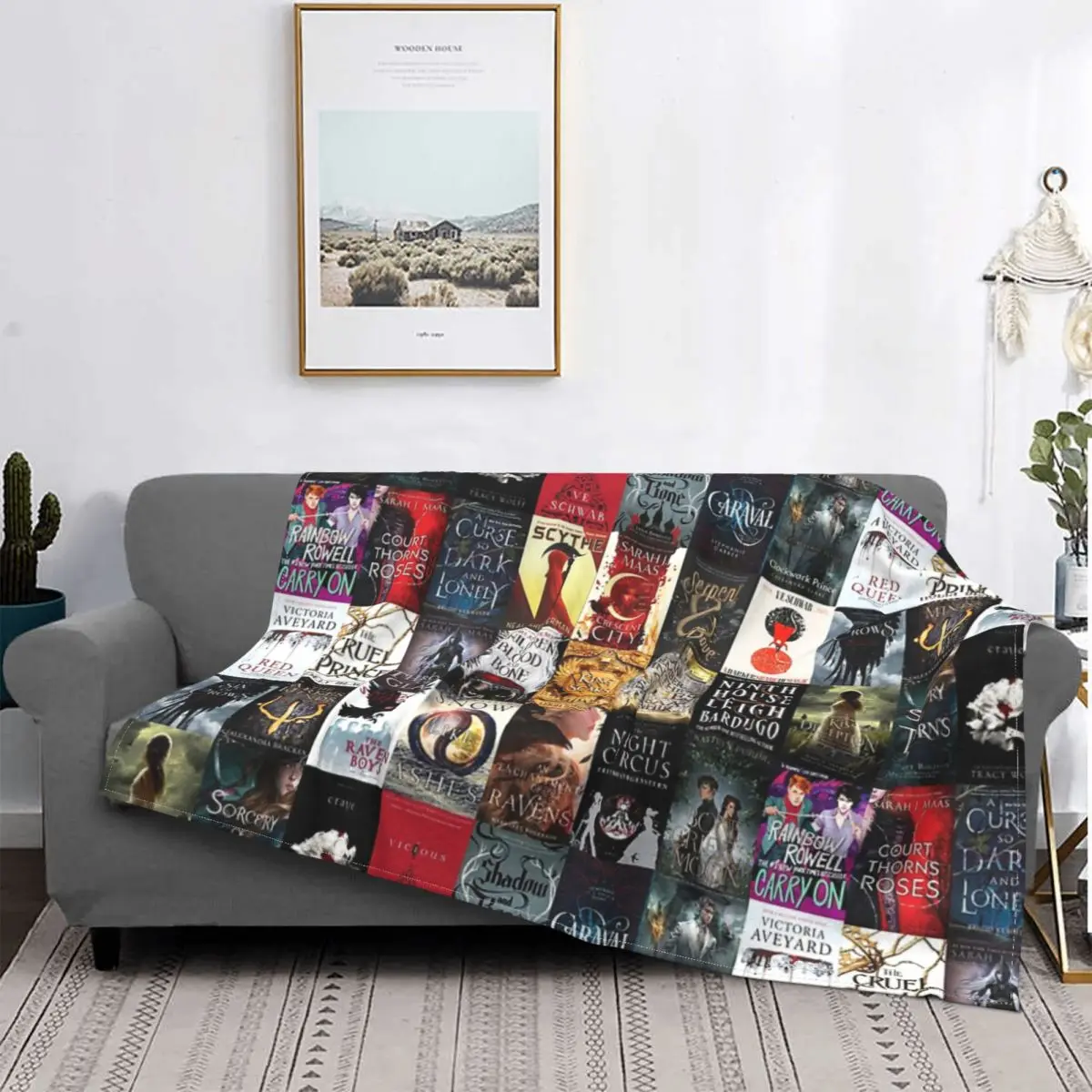 

Фантазийное одеяло для книг Ya Для молодых взрослых, покрывало для кровати, Клетчатое одеяло, покрывало 90, покрывало для пикника, плед и одеял...