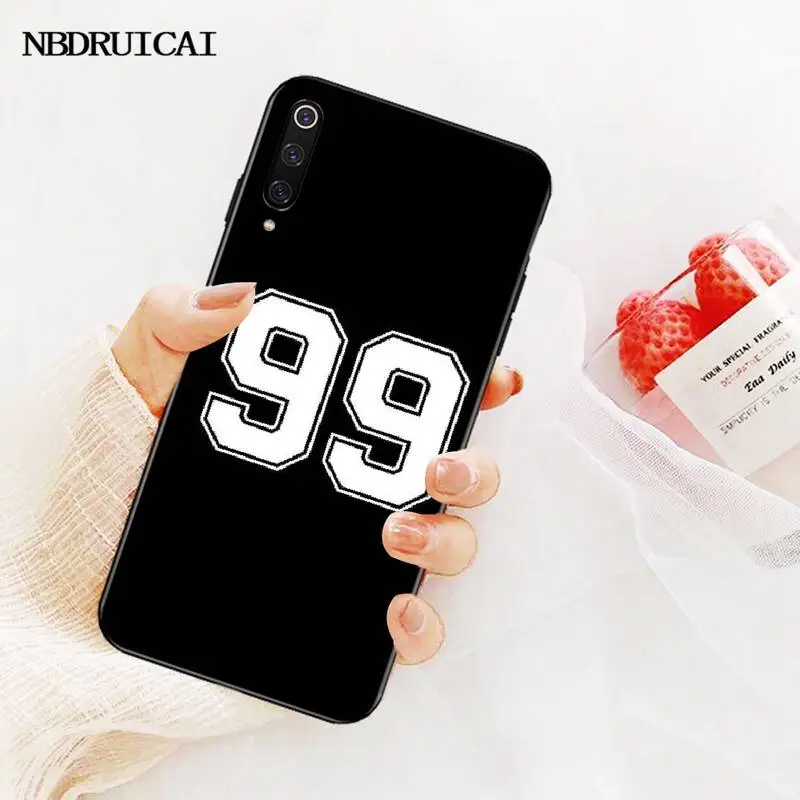 Чехол PENGHUWAN с черным номером для телефона Redmi Note 8 8A 7 6 6A 5 5A 4 4X 4A Go Pro Plus Prime |