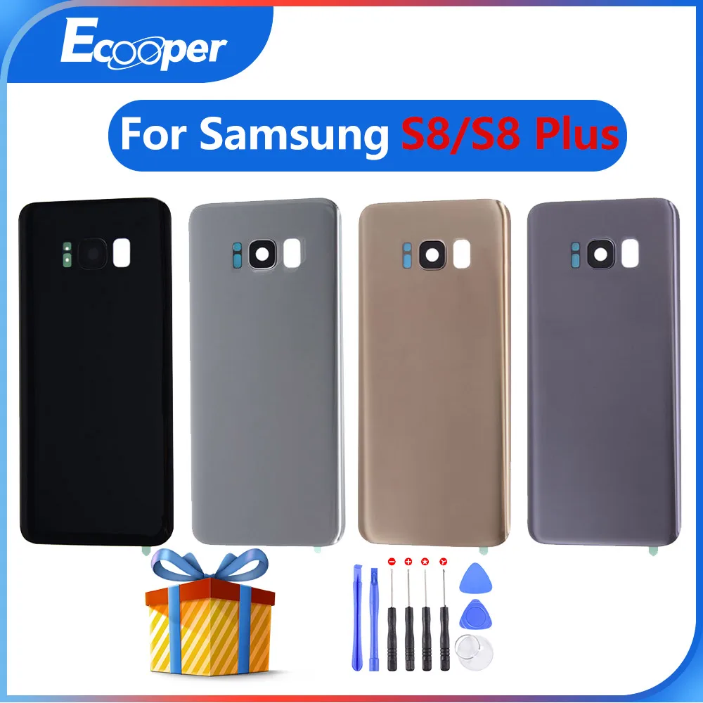 

Для Samsung S8/S8 Plus OEM задняя крышка аккумулятора с камерой и стеклянным объективом