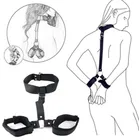 Эротические секс-игрушки для женщин наручники для пар для секса БДСМ ограничитель для связывания ошейник Фетиш раб игры для взрослых секс-товары