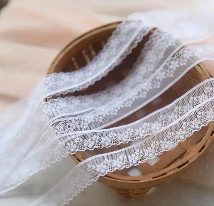10 Meters White Thin Crocheted Fabric Lace Sweater Side Skirt Curtain Sofa DIY Trim Doll Garment Accessories | Дом и сад
