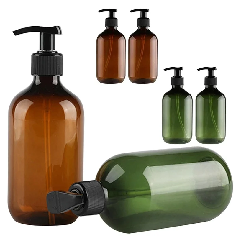 300/500ml Bathroom Portable Soap Dispenser Lotion Shampoo Shower Gel Pump Dispensing Travel Packaging Cosmetic Container