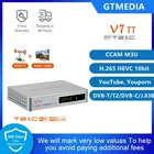 В наличии на европейском складе GTMEDIA V7 TT DVB-TT2DVB-CJ. 83b 1080P Full HD поддержка 4G Dongle с поддержкой USB Wi-Fi H.265