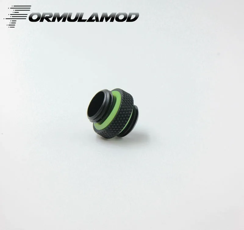 FormulaMod Fm-MNDS, G1/4 Мини Двойное внешнее резьбовое соединение двойной штекер Адаптер резьба разъем для системы водяного охлаждения - Цвет лезвия: Black
