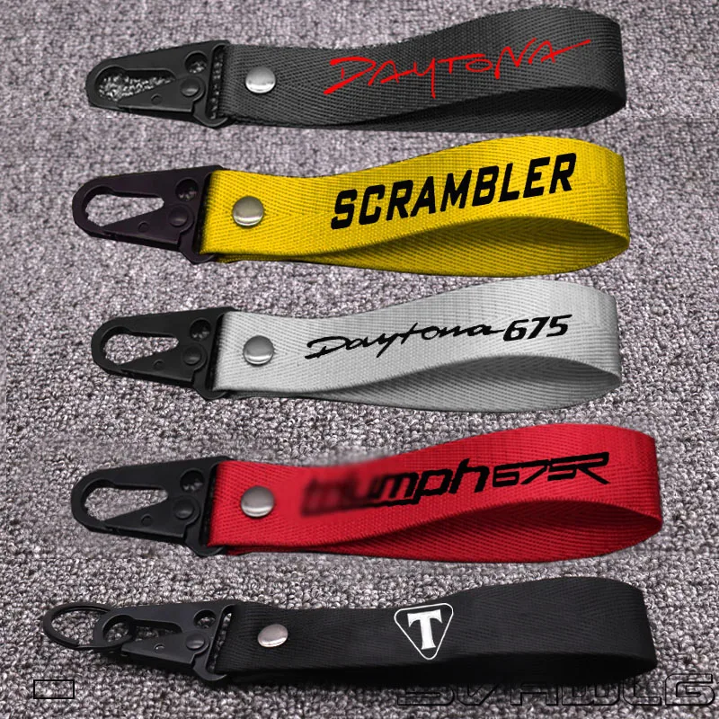 3D Key Holder Chain Collection Keychain for Triumph THRUXTON DAYTONA 675 955i SCRAMBLERTIGER 1050 Motorcycle Badge Keyring | Автомобили и