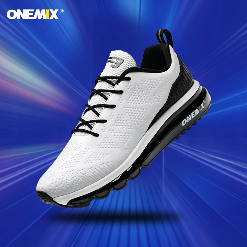 Спортивные беговые кроссовки ONEMIX мужские с воздушной подушкой дышащая сетчатая