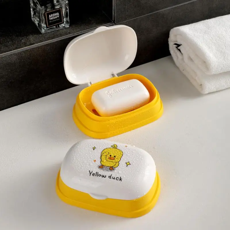 

1 шт., двухслойная Коробка для мыла с крышкой