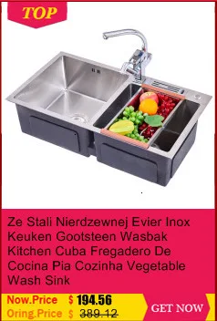 Tarjas Para Cocina Lavello портативная кухонная раковина из нержавеющей стали Lavabo Cuba Pia Cozinha Fregadero для мытья овощей