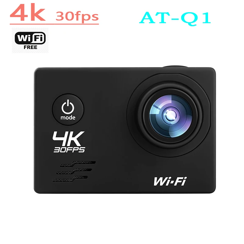 

Экшн-камера HD 4K/30Fps Wifi 16MP 2,0 LCD 140D объектив на шлем 30M Водонепроницаемая профессиональная спортивная камера видеокамера
