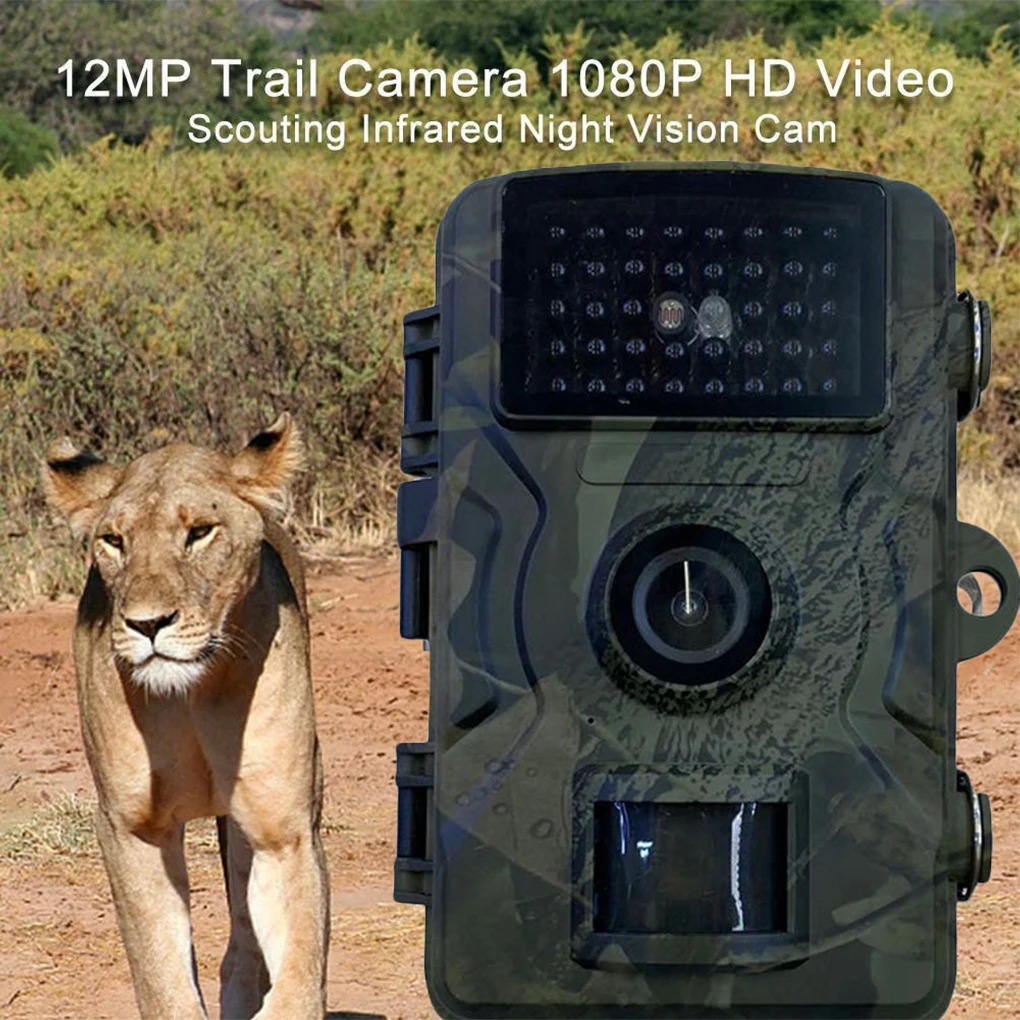 DL001 Hunting Camera 1080P IP66 Waterproof Trail Camera PIR Infrared Camcorder Outdoor Video Recorder Wildlife Observation