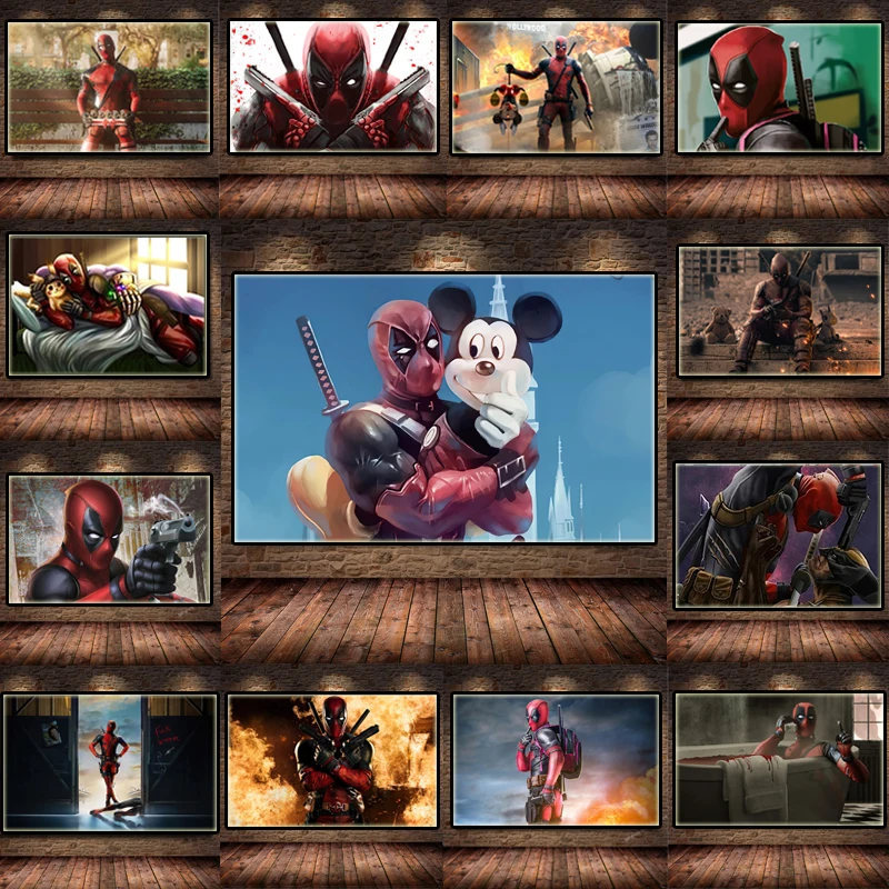 Алмазная картина сделай сам Disney 5D Дэдпул вышивка классического фильма мозаика