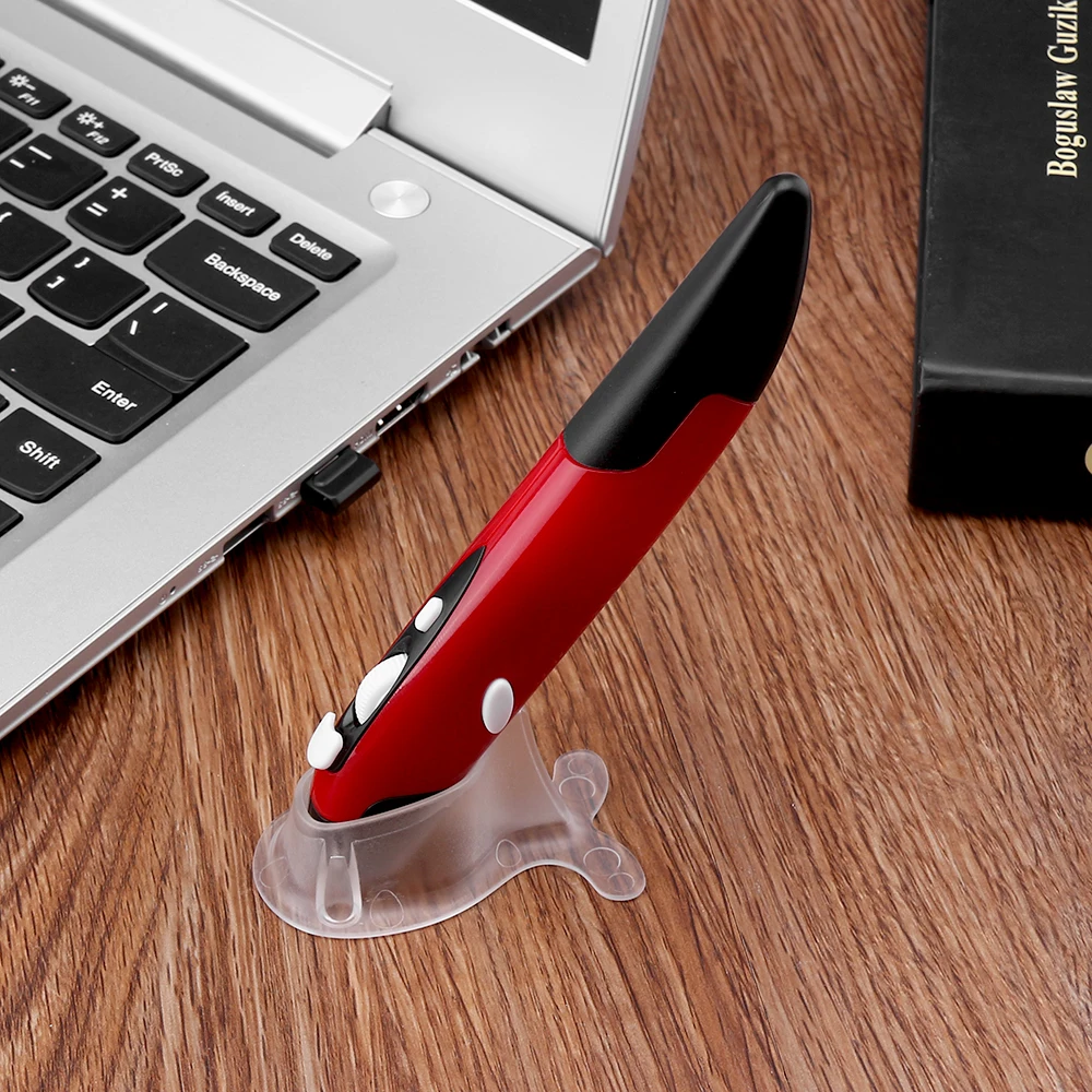 2 4G Мышь Беспроводной оптическая ручка воздушная регулируемый 500 / 1000 Точек на