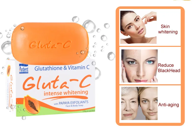 

New Gluta-C PAPAYA Intense Skin Whitening Anti-Aging Glutathione Soap w/ Vitamin C