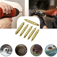 46 pcs of set screw extractor drill bit extraction kit damaged speed out bolt extractor bolt stripping attachment tool