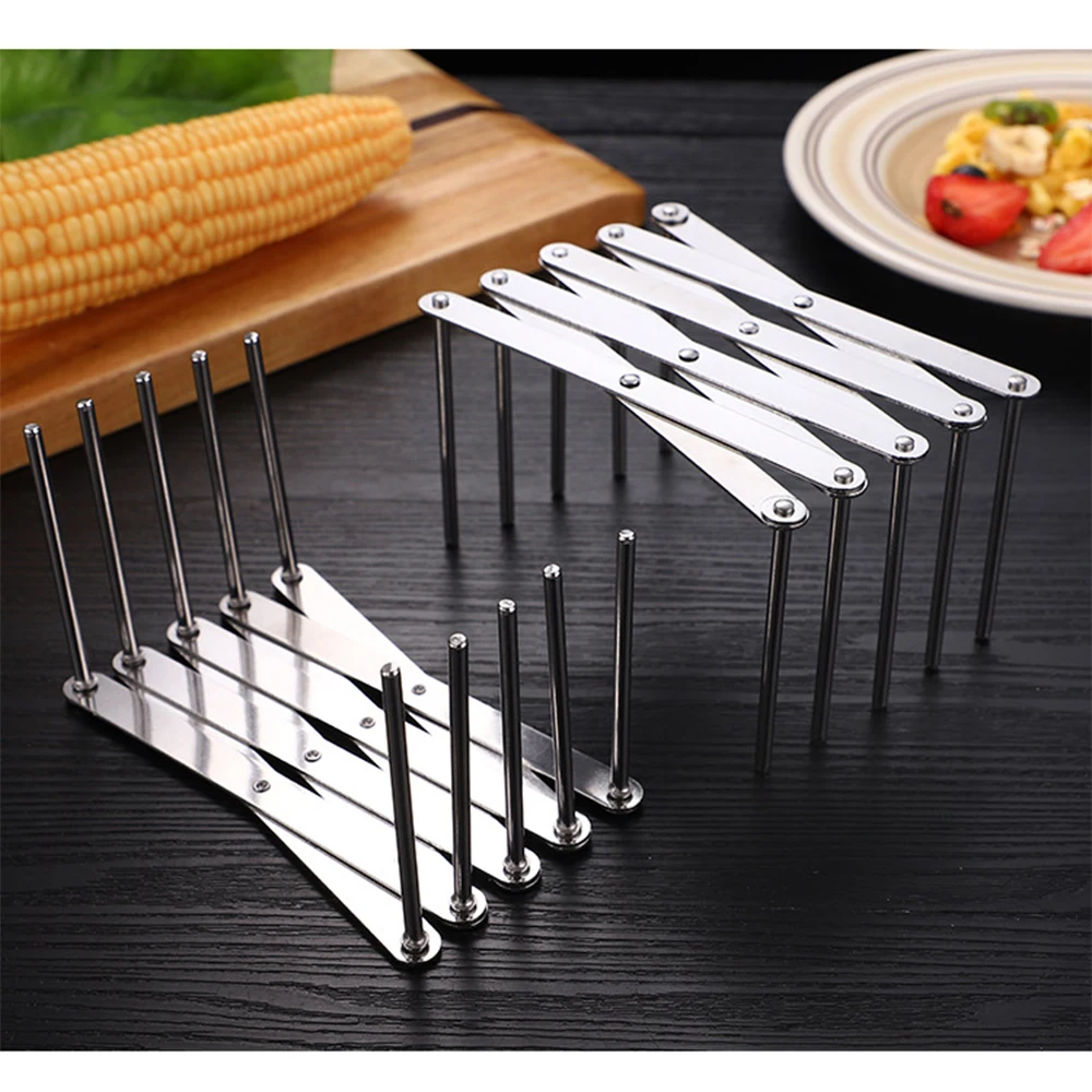 

Plate Organizer Retractable Kitchen Lid Pan Plate Rack Extendable Holder Multifunctional Steamer Stand Adjustable Length