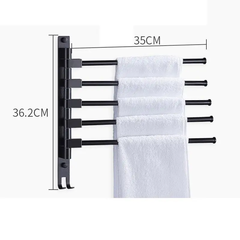 Version G Estante Prateleira Parede Etagere Lazienka Estanteria Rotatable Salle De Bain Wall Shower Accessories Towel Rack Bathroom Shelf - Цвет: Version G