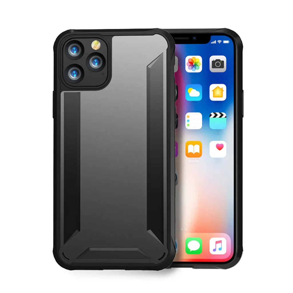 Прозрачный мягкий чехол из ТПУ для iPhone 11 Pro Max амортизирующий защитный