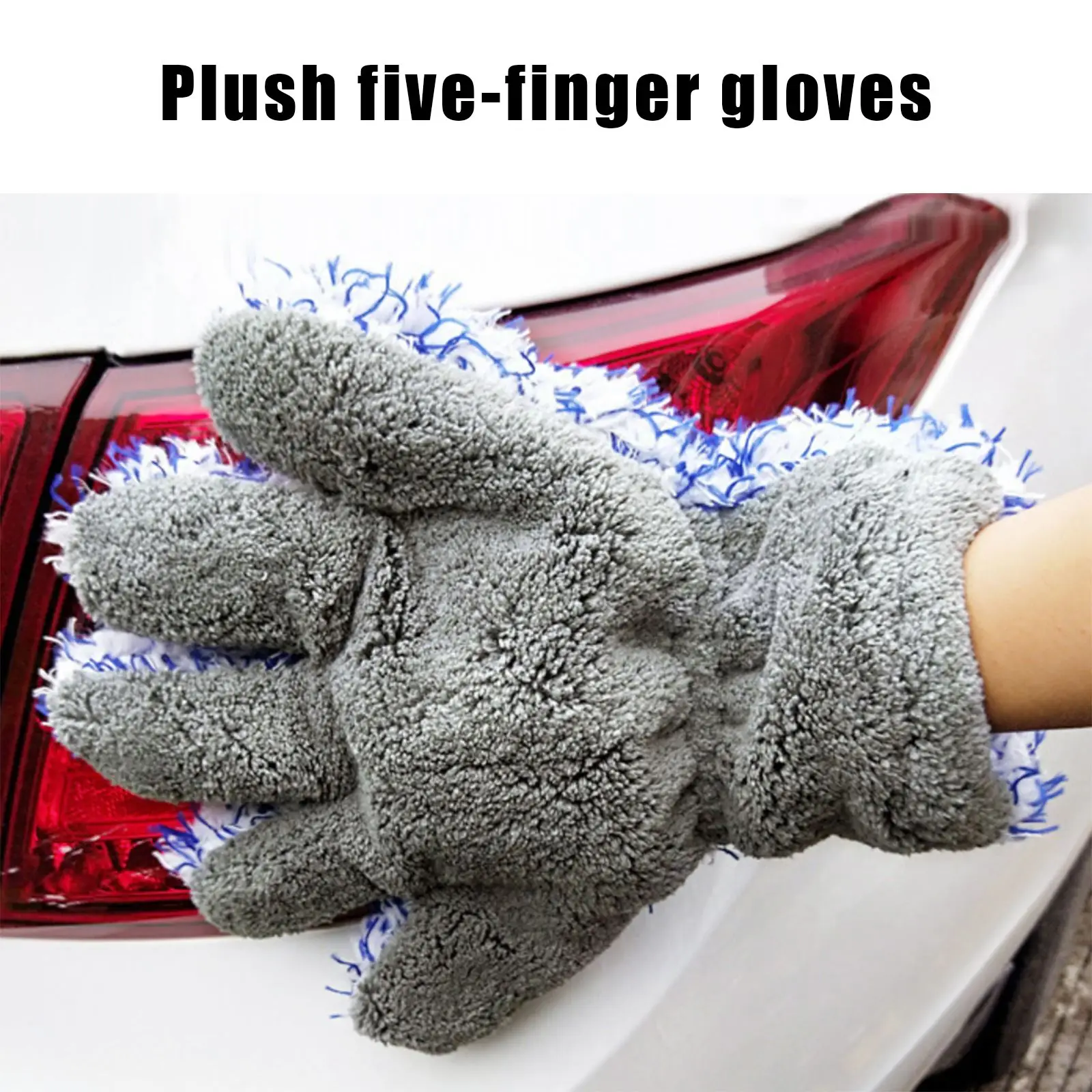 Многофункциональные мягкие абсорбирующие перчатки из микрофибры для мытья