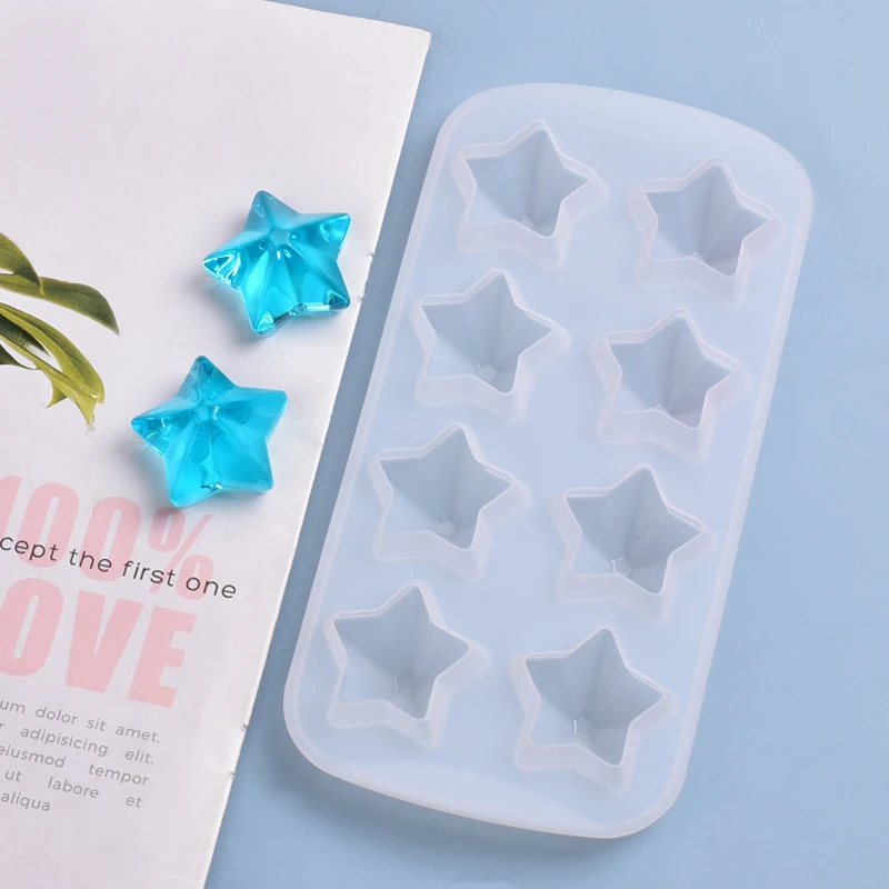 

Рождественская форма, форма из смолы, силиконовая пентаграмма «сделай сам», шоколадные конфеты, Рождественский декоративный инструмент, эк...