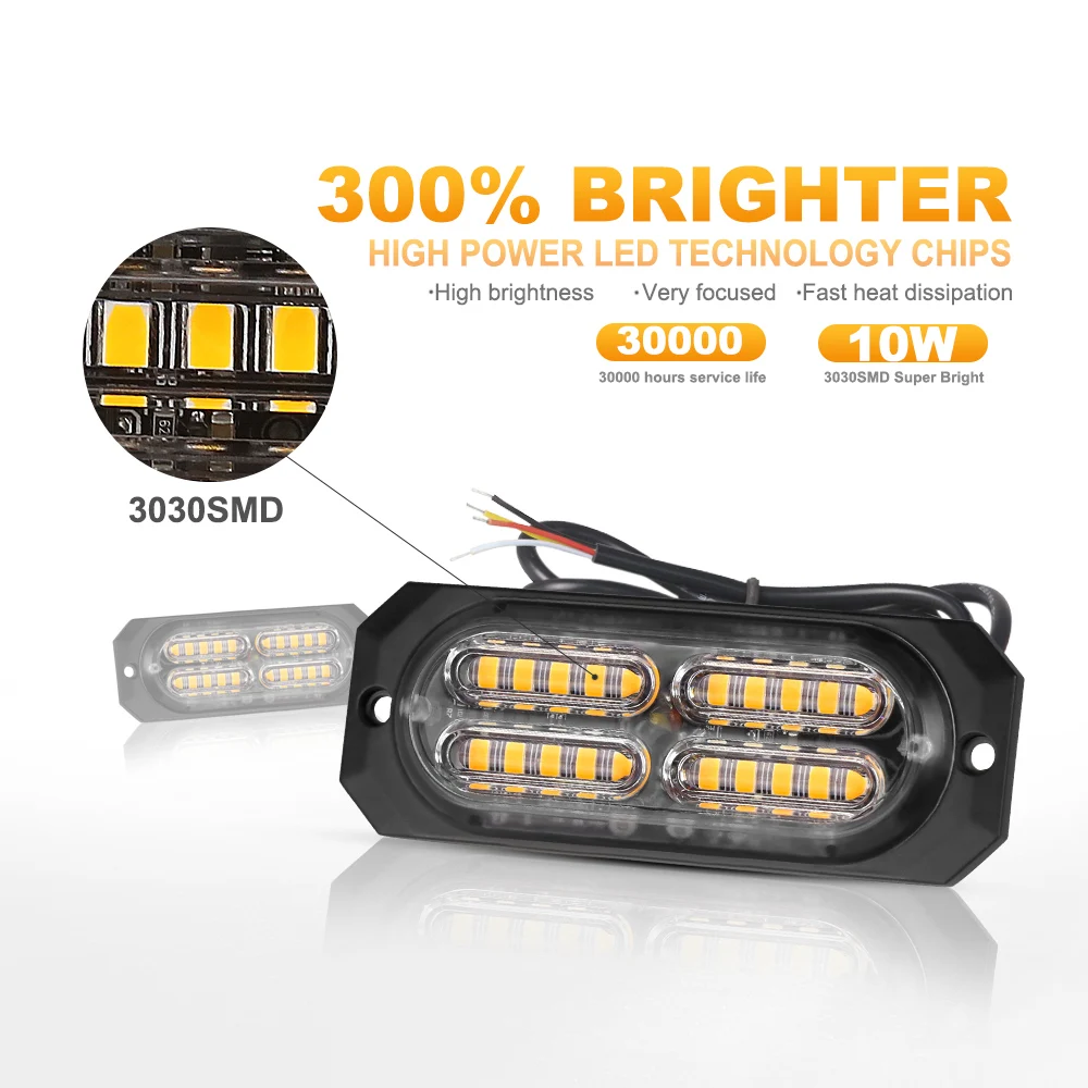 Nlpearl автомобильный светильник сборка 12V 24V мерцающий светодиодный аварийный для
