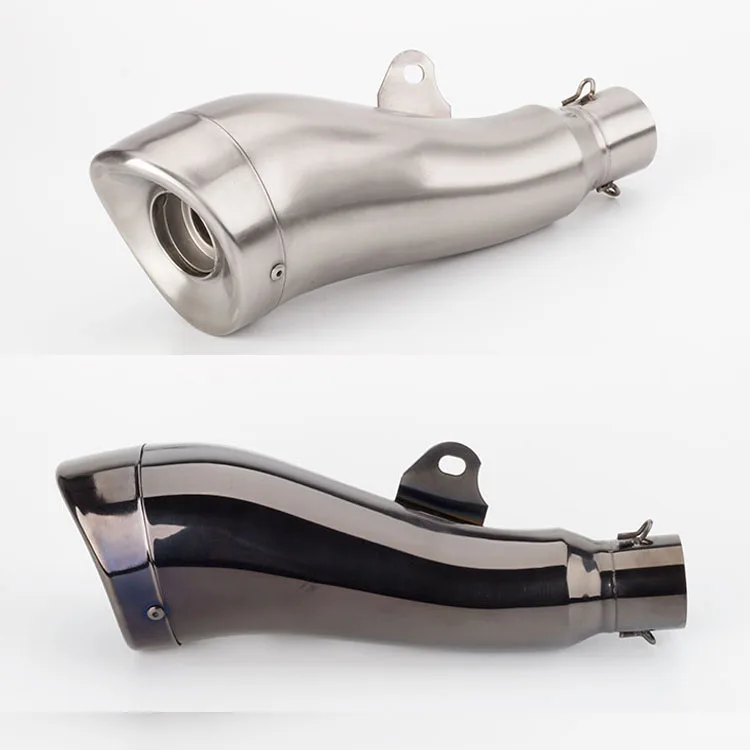 51mm High quality motorcycle remodel  exhaust pipe dolphin color exhaust pipe for Z900 MT07 R6 RC390 CB1000R