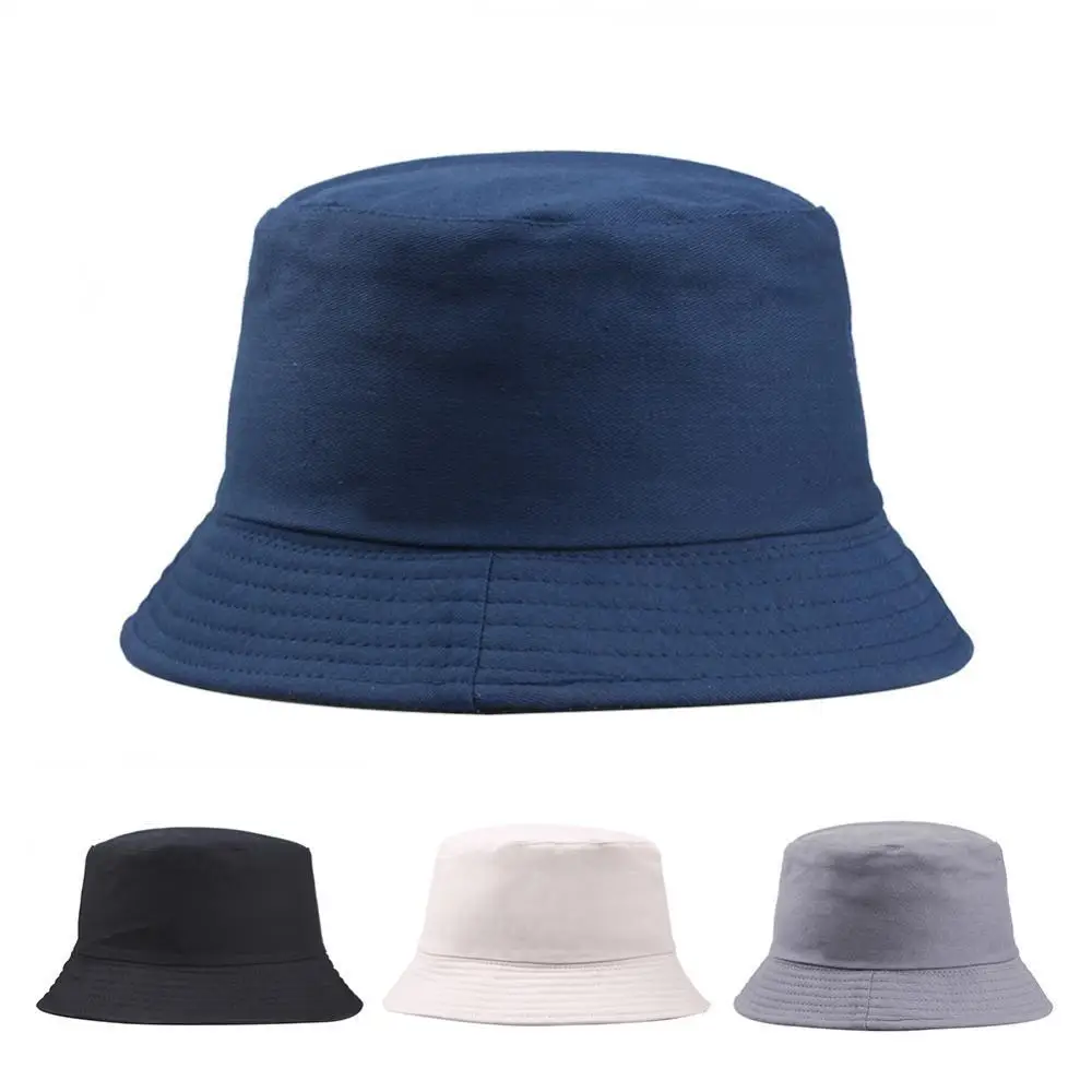 

Portable Solid Color Folding Fisherman Sun Hat Outdoor Men Women Bucket Hat