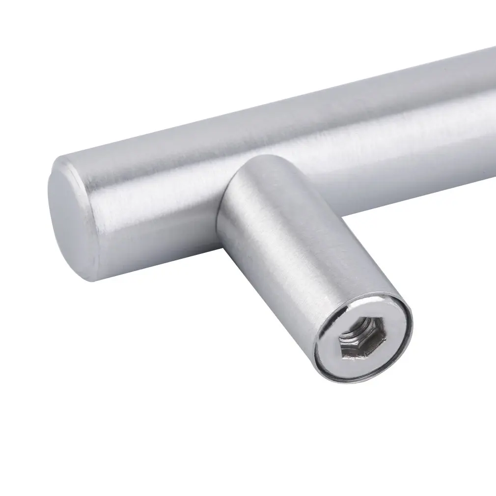 Ручка для дверца кухонного шкафа из нержавеющей стали с Т образной ручкой 12 мм