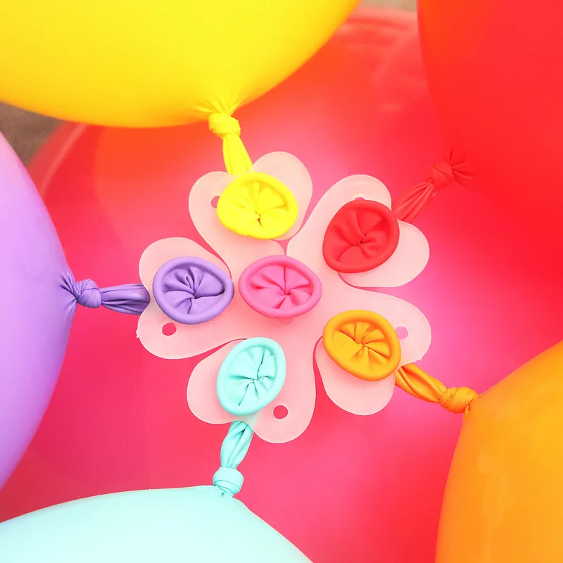 1 шт. цветки из шаров Декоративная Арка кольцо аксессуары Слива зажим практичный