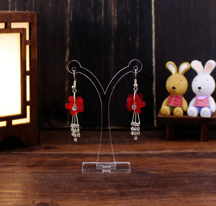 Customized Earring Display Shelf Acrylic Earrings Showing Stand Jewelry Showcase Props Stud Holder | Украшения и аксессуары