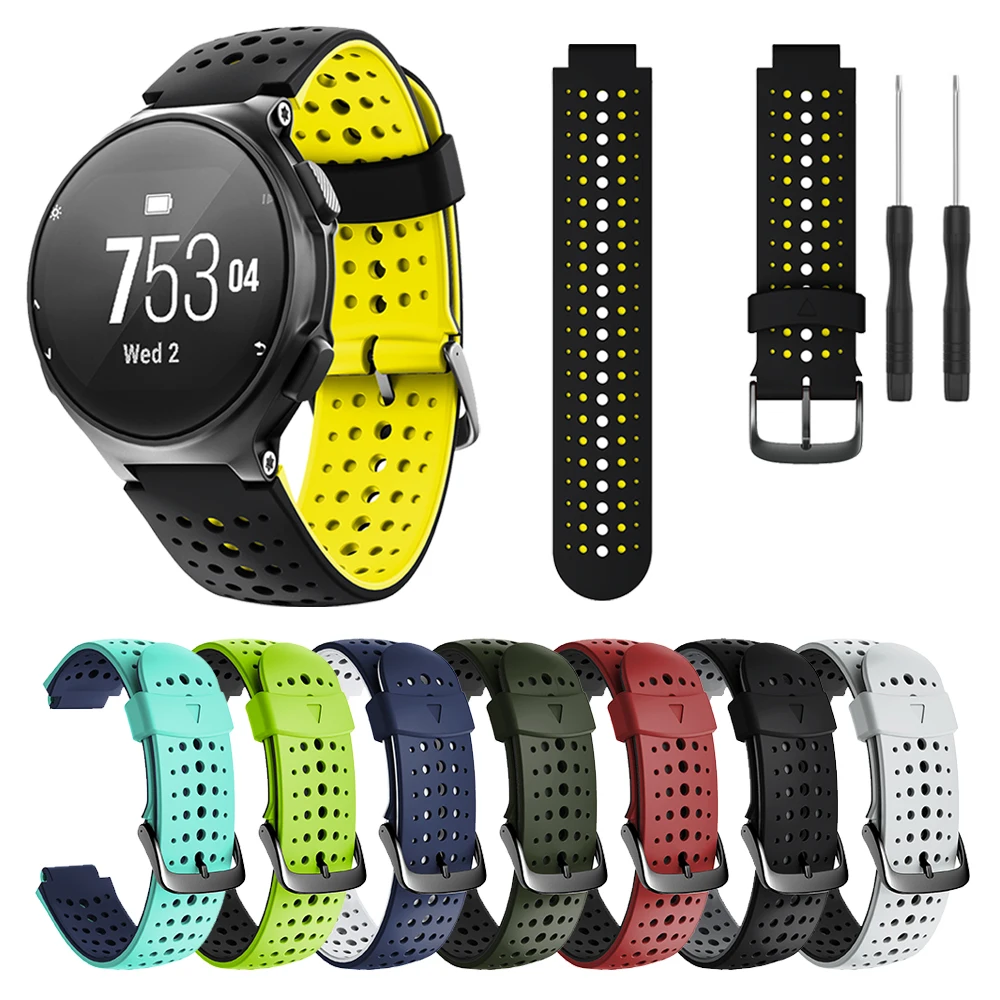 Силиконовый ремешок для часов Garmin Forerunner 235 спортивный 220 230 620 630 735XT часов|Ремешки
