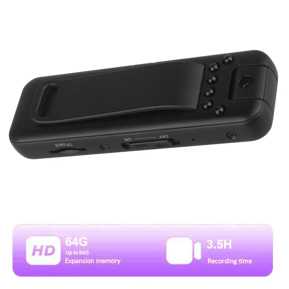 Цифровая мини камера для корпуса с фонариком микрокамерой магнитным креплением