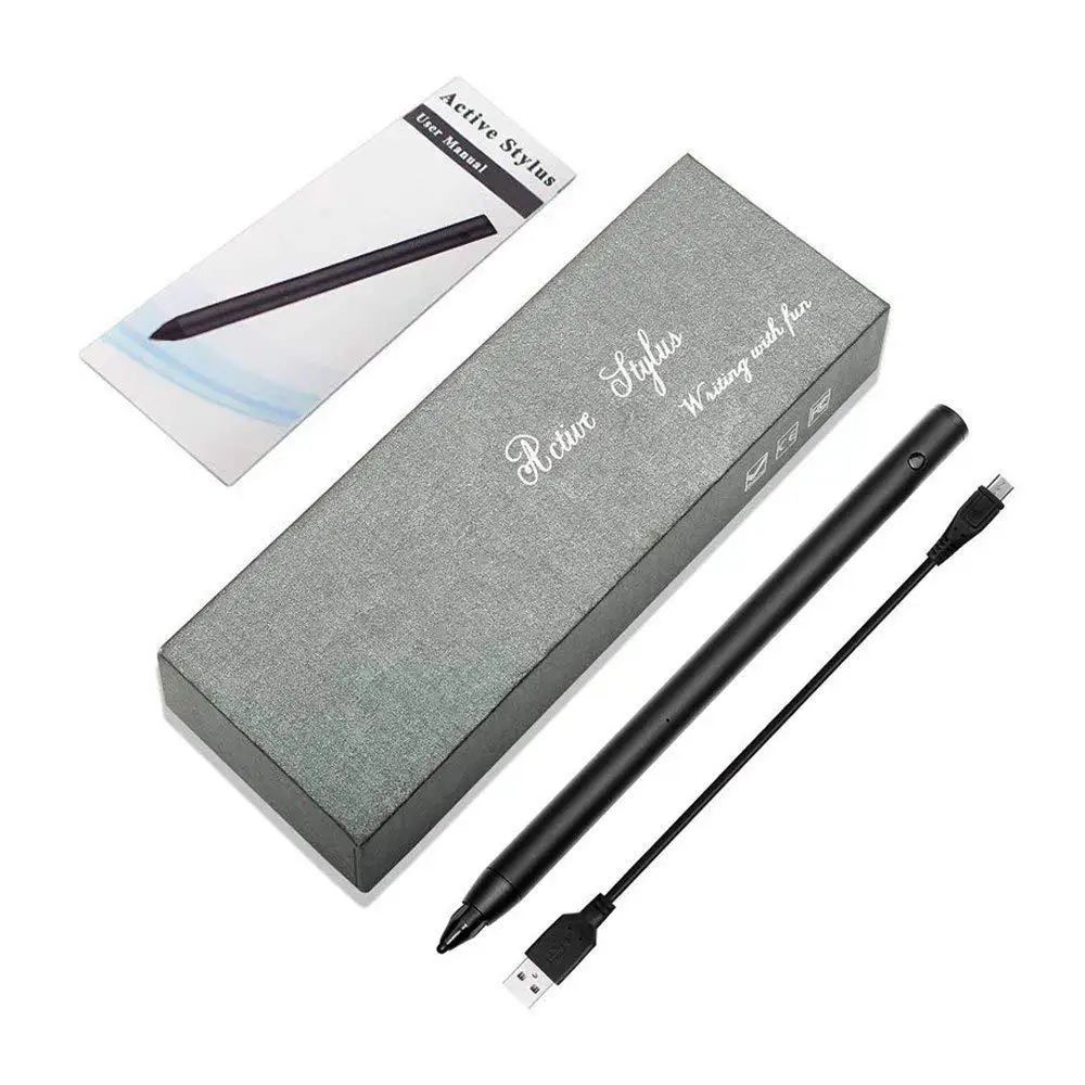Активный стилус Регулируемый тонкий наконечник для iPad/iPhone/Samsung/Android