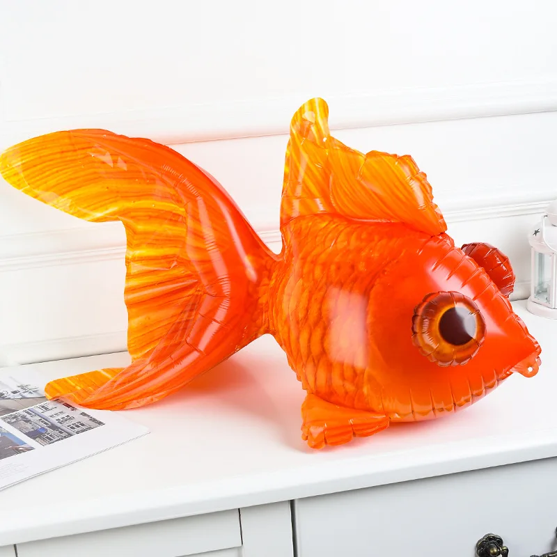 3D трехмерный шар в виде золотой рыбки аквариумные Реалистичная имитация