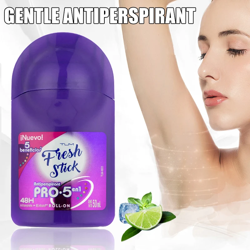 

Antiperspirant Underarm Portable Roll On Hand Foot Lotion Care Long Lasting for Sport Travel MH88