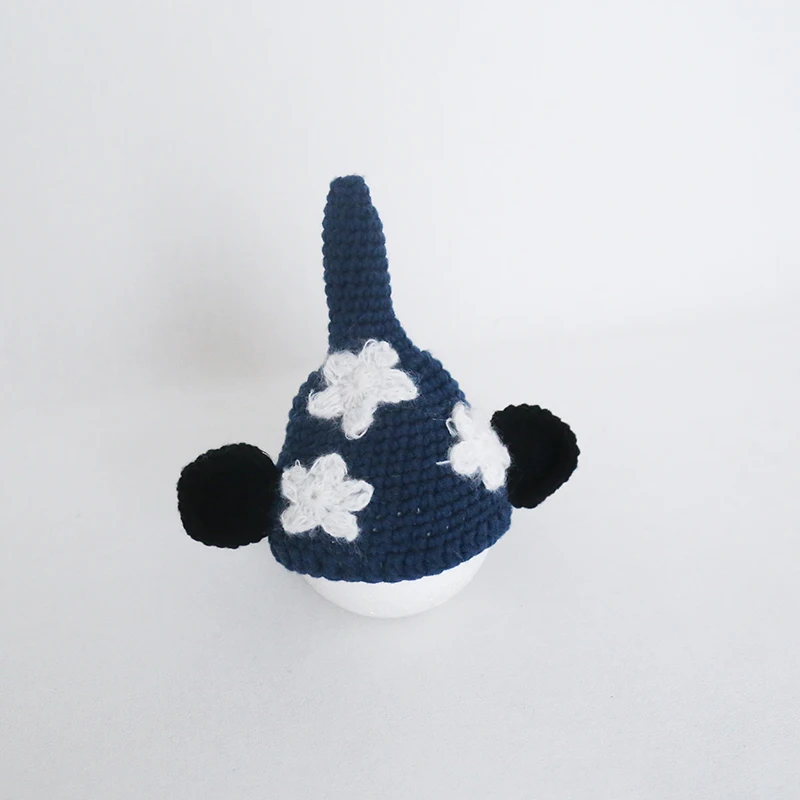 Прекрасный ручной работы животных капот шапка с оленями для маленьких девочек