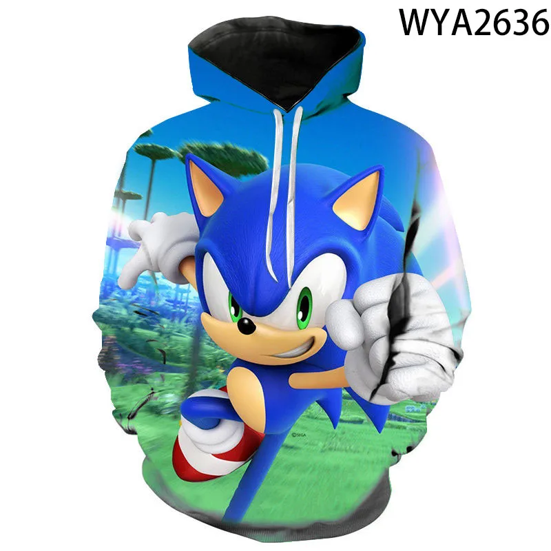 

Толстовка Мужская/женская оверсайз, модная мультяшная японская аниме одежда для детей, свитшот с 3D принтом, весна-осень