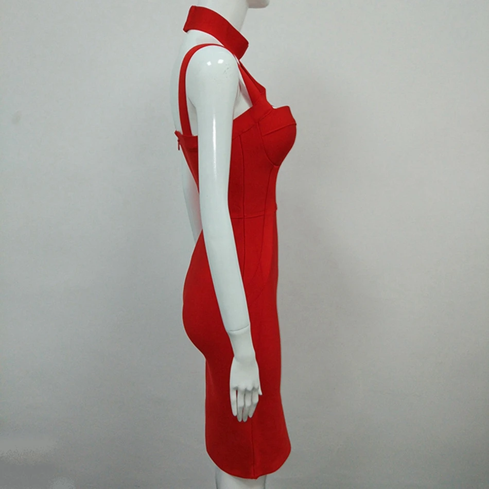 Leger Babe, летнее платье, для вечеринки, Бандажное платье, для женщин, без рукавов, бодикон, Vestidos, черные, синие, красные платья, чокер на шее