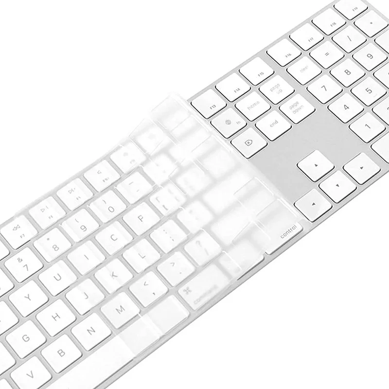 

For 2021 Apple iMac 24 inch M1 Chip Magic Keyboard Numeric Keypad and Touch ID Model Keyboard Cover Skin