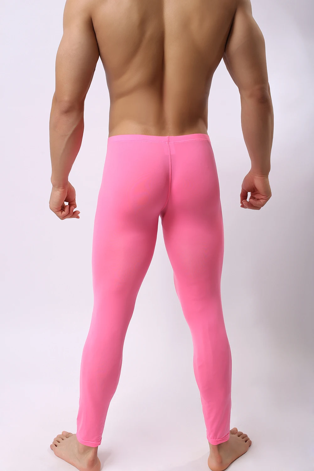 Мужское нижнее белье/Мужские сексуальные прозрачные пижамные штаны из ледяного