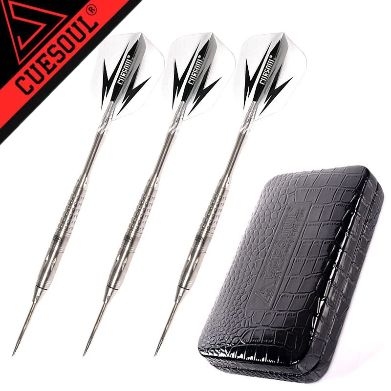CUESOUL 3 шт./компл. 15,5 см 27g профессиональная портативная рация 95% Вольфрам Сталь Дартс с коробка приятного вида