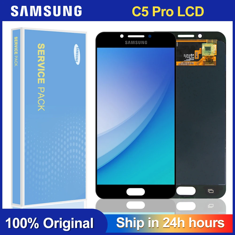 Оригинальный Super AMOLED дисплей 5 2 дюйма для SAMSUNG GALAXY c5 pro c5010 ЖК сенсорный экран