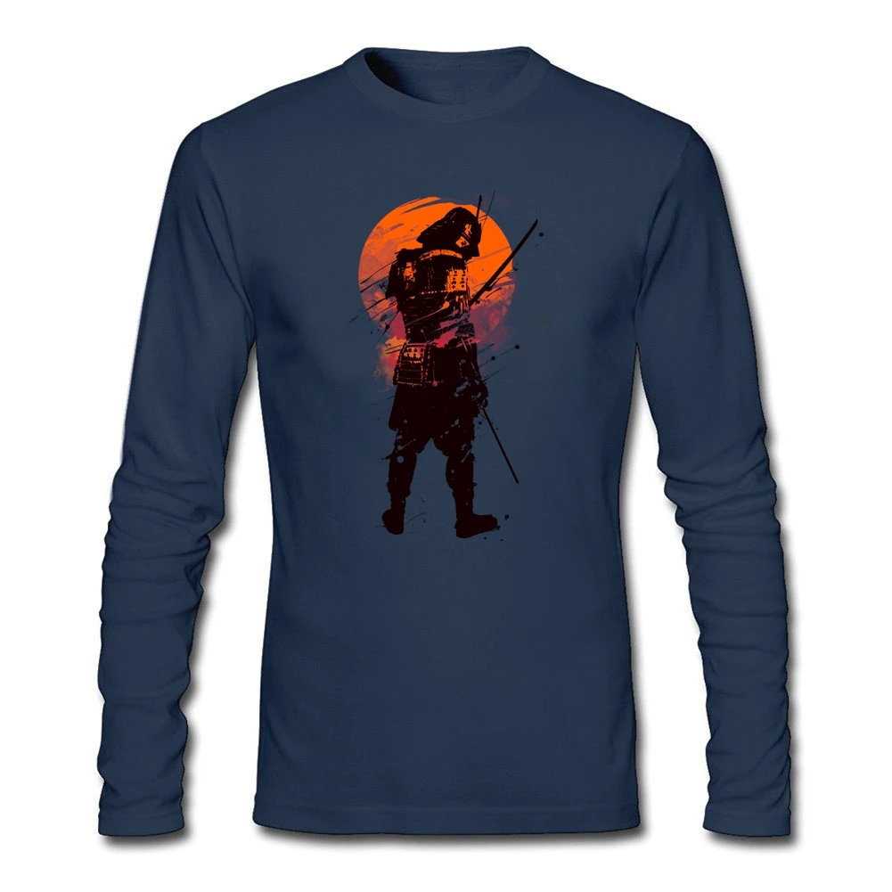 Футболка мужская с длинным рукавом и круглым вырезом размеры до 3XL|Мужские